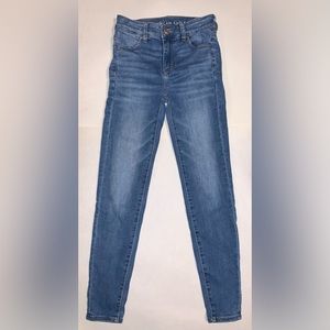 AMERICAN EAGLE Hi-Rise Jeggings Women’s 0 Short